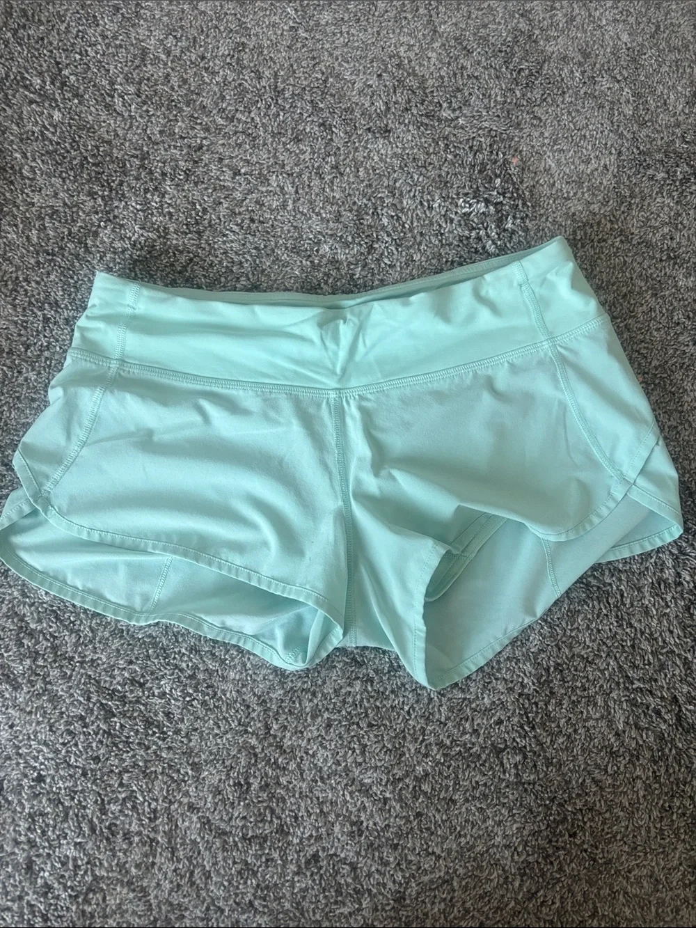 lululemon athletica Mint Green Athletic Shorts